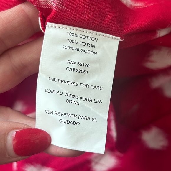 NWT Anthropologie Norblack Norwhite Polka Dot Bell-Sleeve Dress in Red Sz XS/S - Picture 13 of 13